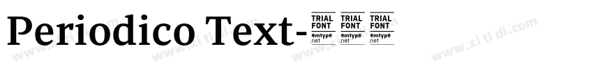 Periodico Text字体转换